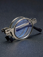 Portable reading glasses, high-definition folding, anti blue light, ultra light for women and men's eye protection