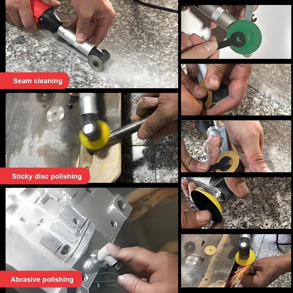 90 Degree Multifunction Polishing Machine Mould Polishing Tile Seam Carving Elbow Grinding MachineElectric Elbow Grinder