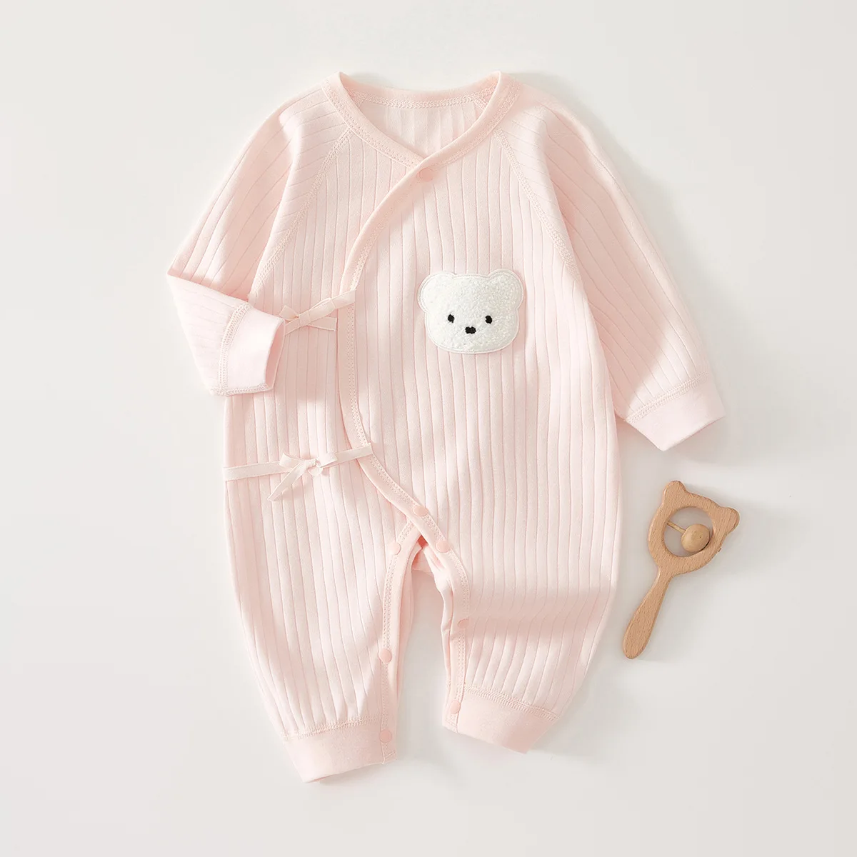 Boys Girls Bodysuit Newborn Onesie Clothes Cotton Toddler Home Wear  0-6M