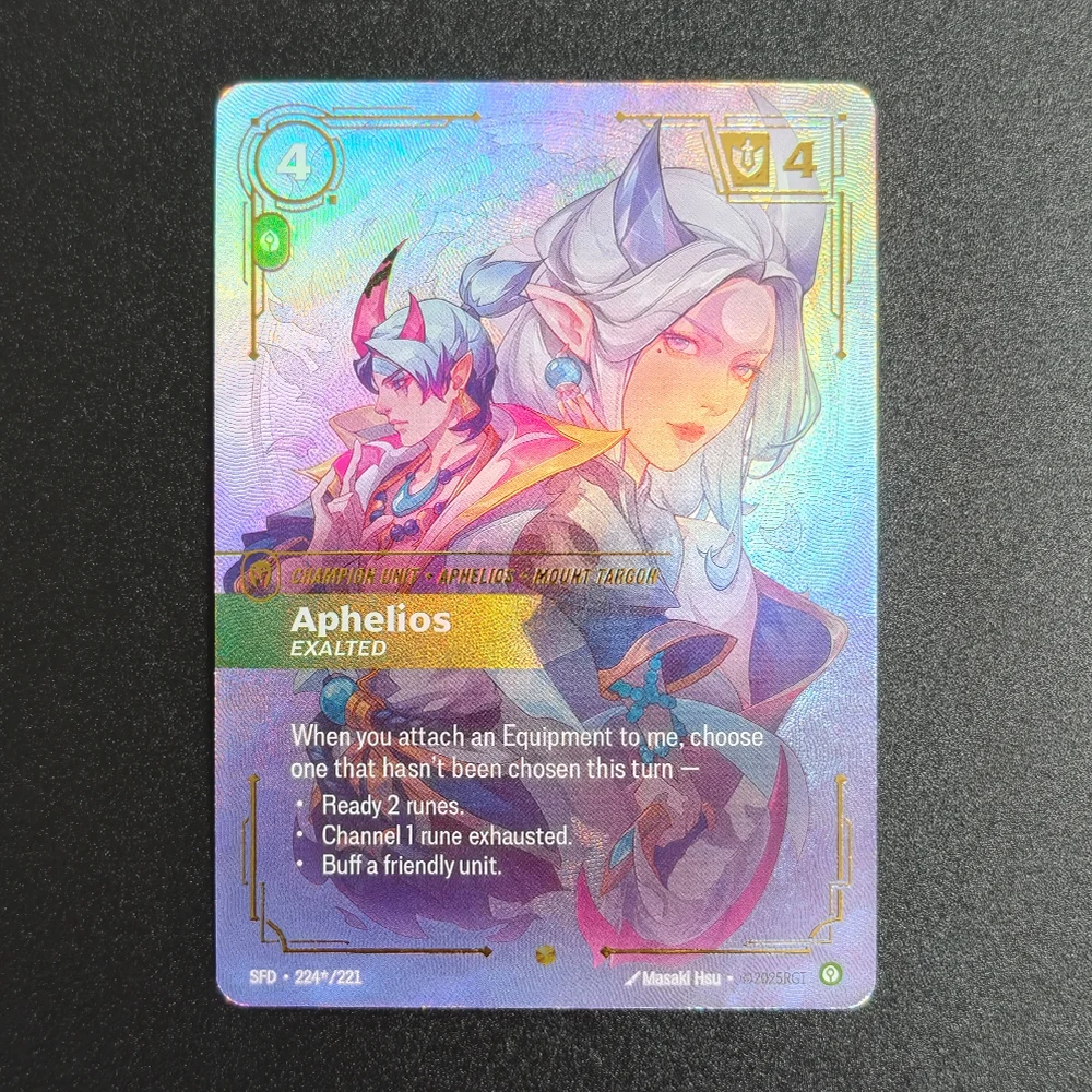 Proxy Riftbound League of Legends Spiritforged SFD Vayne Ahri Irelia Bard Teemo Yone Yasuo Überschüssige Sammlung TCG Spielkarten