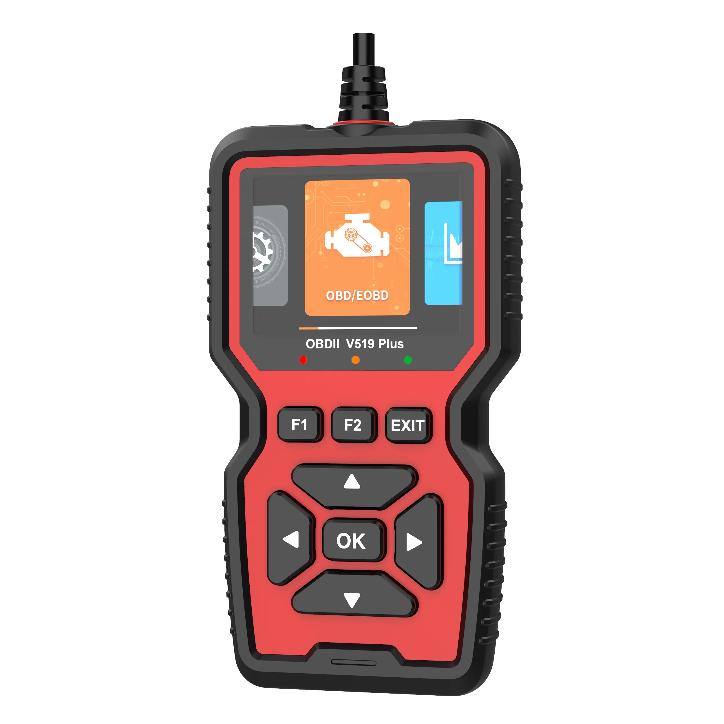 

V519 Car OBD2 Scanner Diagnostic Tool Code Reader, Car Voltage Tester Engine Fault Code Scanner, Charging Tester Diagnostic Tool