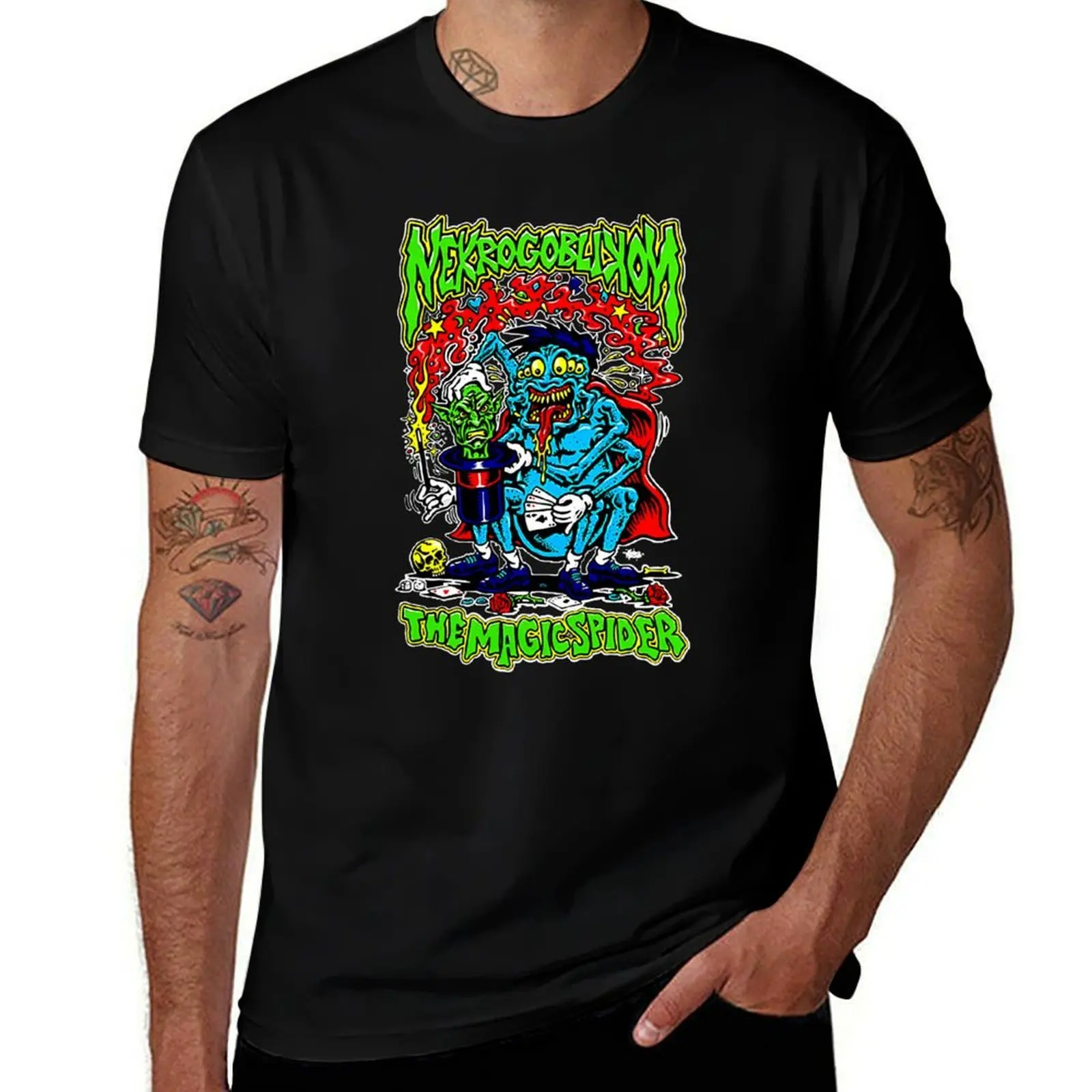 Nekrogoblikon Merch Nekrogoblikon The Magic Logo Cheap T-Shirt Summer Holiday T-Shirt