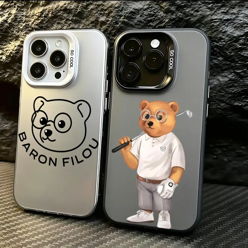 Art B-Baron Filou Phone Case For iPhone 17 16 15 14 13 Pro Max Air Hard Matte Shockproof Cover