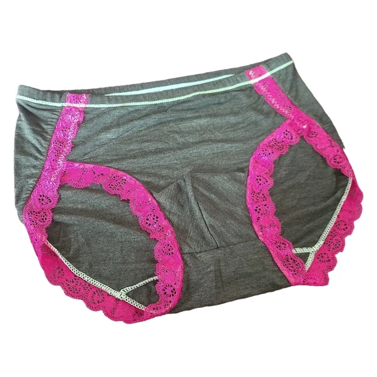 Мужские сексуальные розовые кружевные эластичные трусы, мягкие и удобные танцевальные костюмы для живого шоу DJ Club FKK, вечерние BF, подарок Harajuku