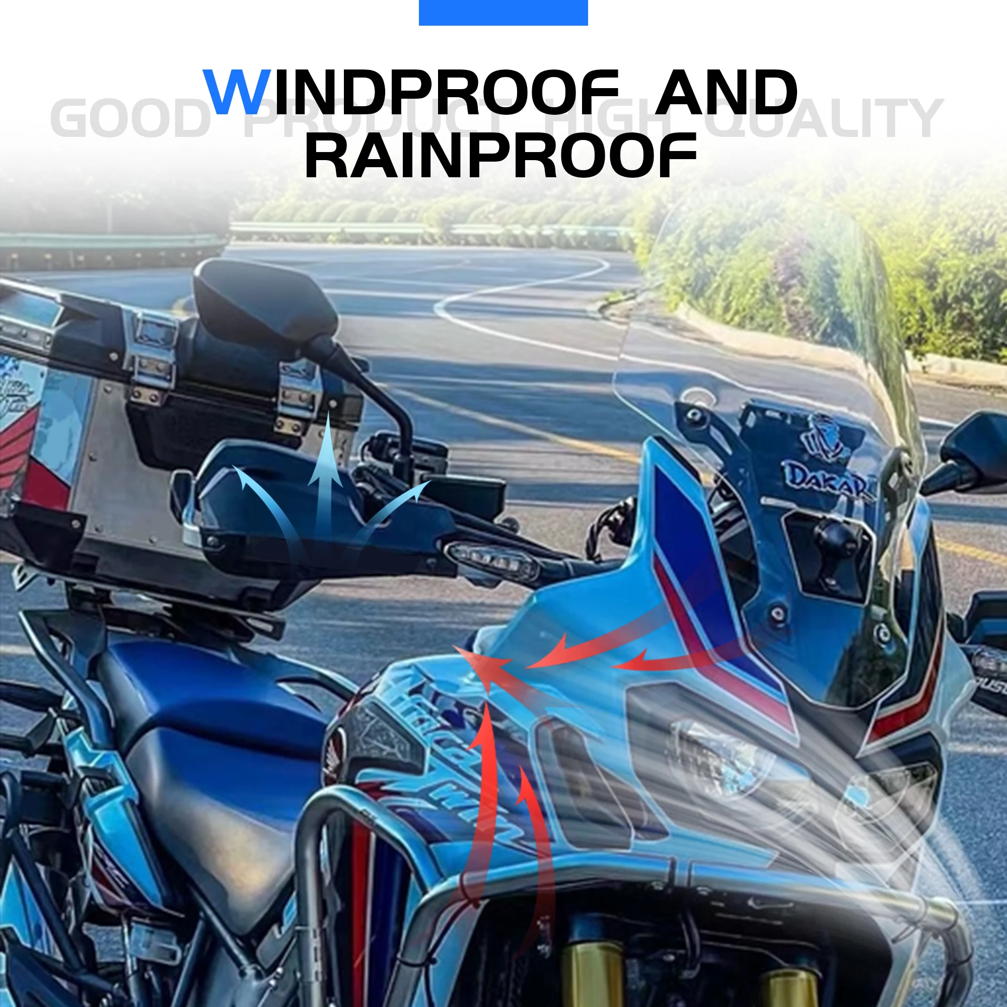 2022 2021 2020 Handguard Extensions For HONDA CRF1100L CRF 1100 L Africa Twin Adventure Sports Hand Shield Protector Windshield
