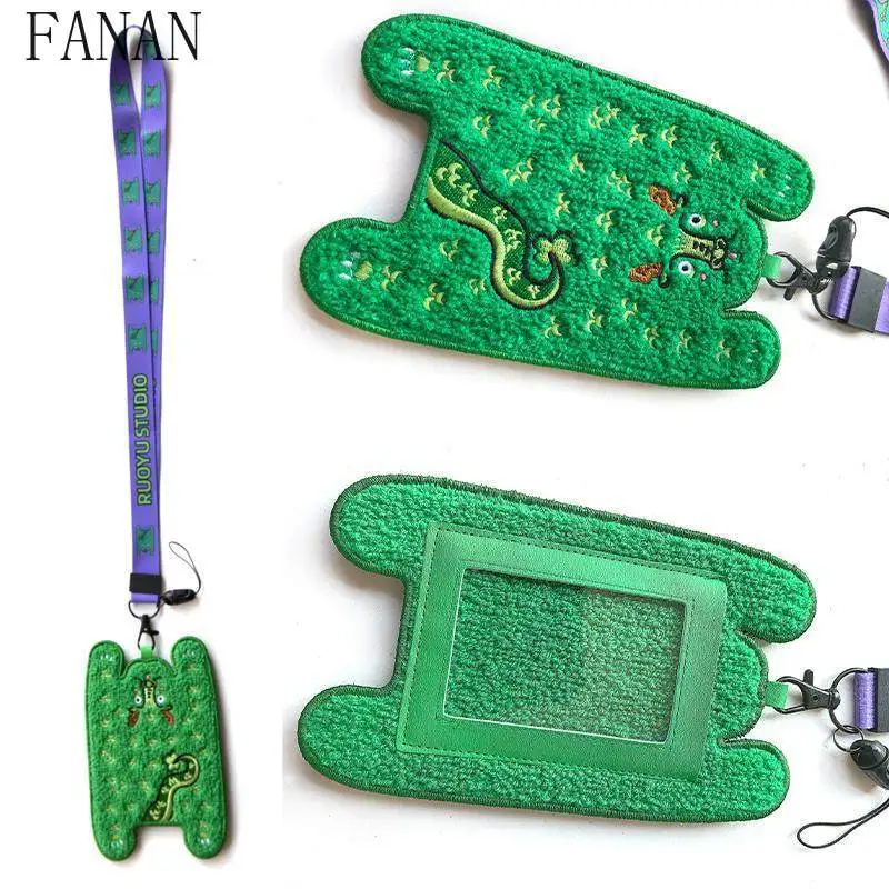 Original Design Cute Card Holder Bus Subway Campus Meal Card Neck Lanyard ID Long Lanyard Access Control ID Holders