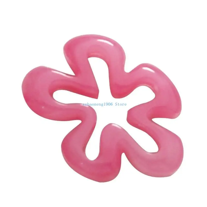 

85LF Hollow Flower Pendant DIY Necklace Bracelet Supplies DIY Hand-Making Jewelry