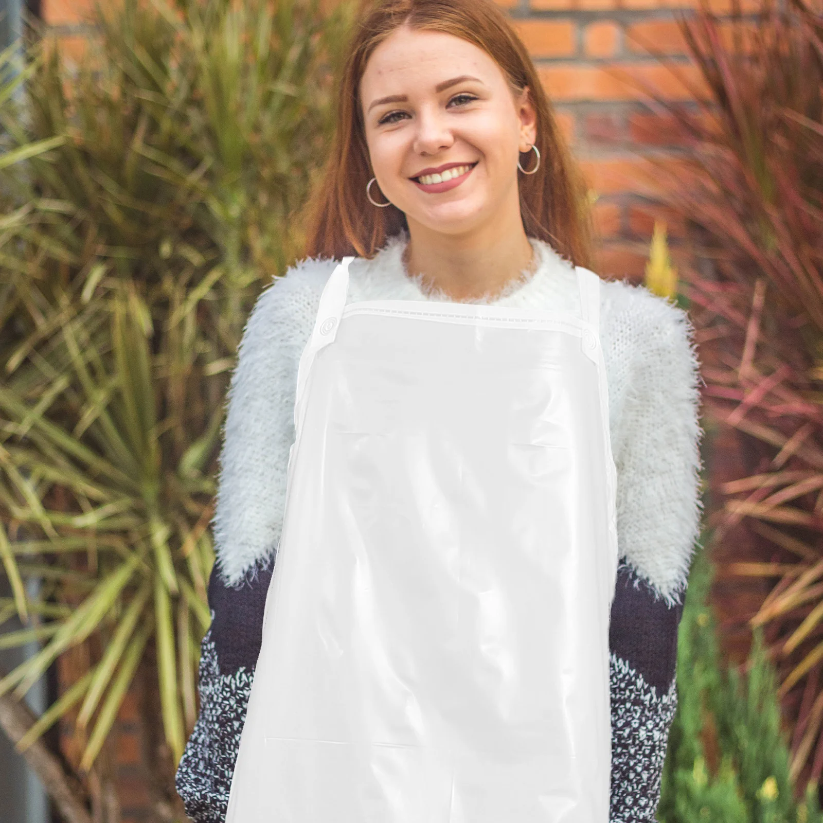 

4Pcs Waterproof Kitchen Aprons Frosted Adjustable Lightweight Oil Proof for Cooking Grilling Dog Grooming Gardening Housework