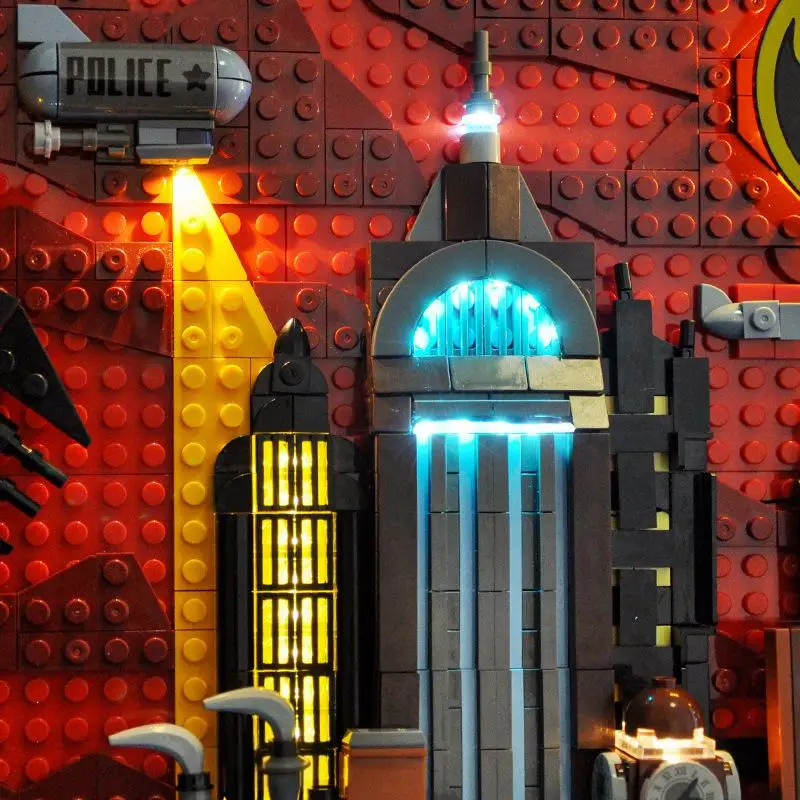 LYBMTWF Kit d'éclairage LED compatible avec Lego 76271 The Animated Series Gotham City Blocks (NON comprend les briques modèles)
