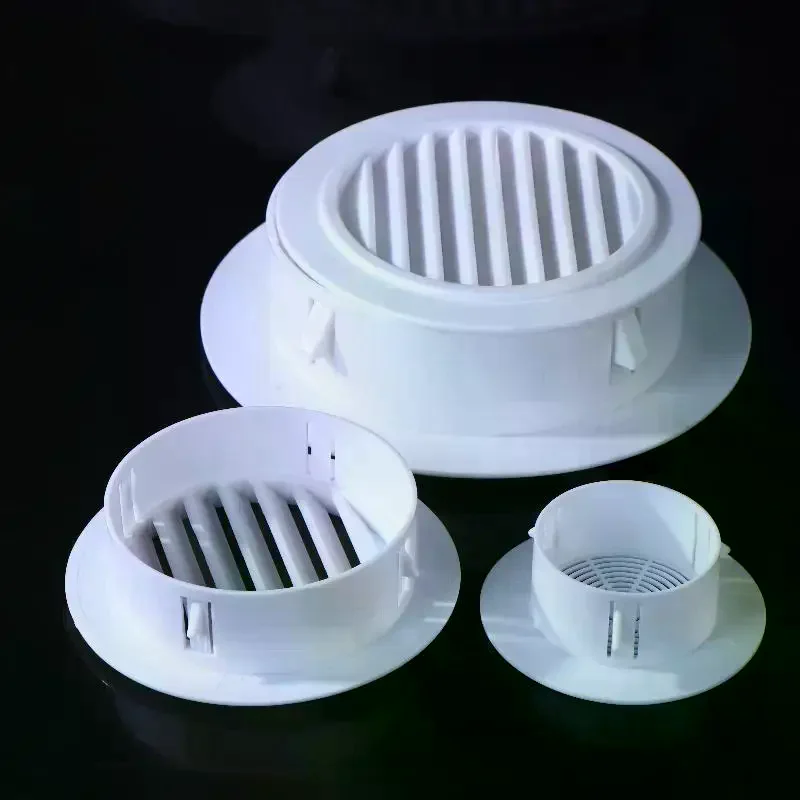 1Pcs Kitchen Bathroom Parts Air Vent Extract Valve Grille Air Conditioning Hole Cover Dust Plug Wall Ducting Decorative Cap