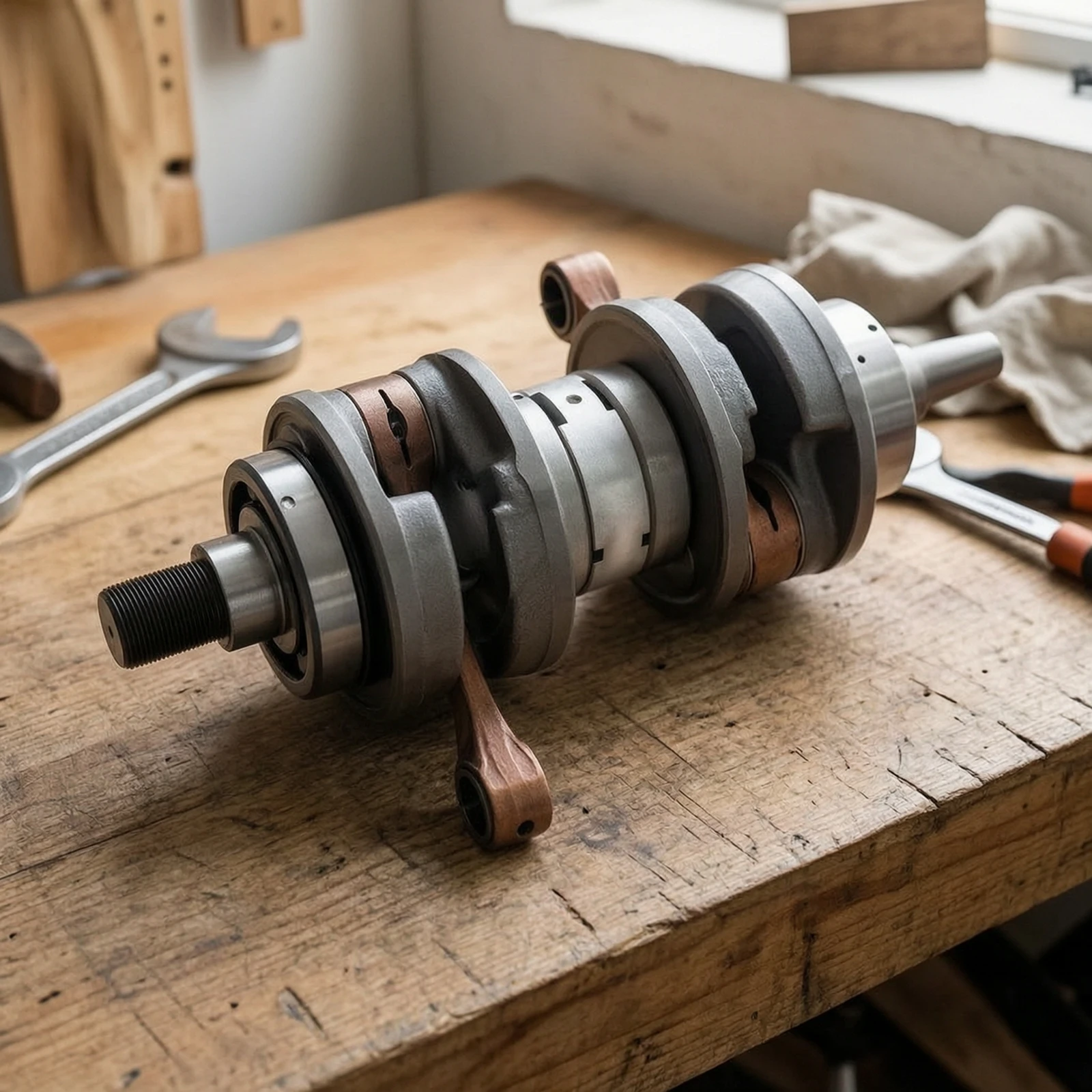 Crankshaft Assembly OE Crankshaft Hardware Heavy Duty for Mechanics
