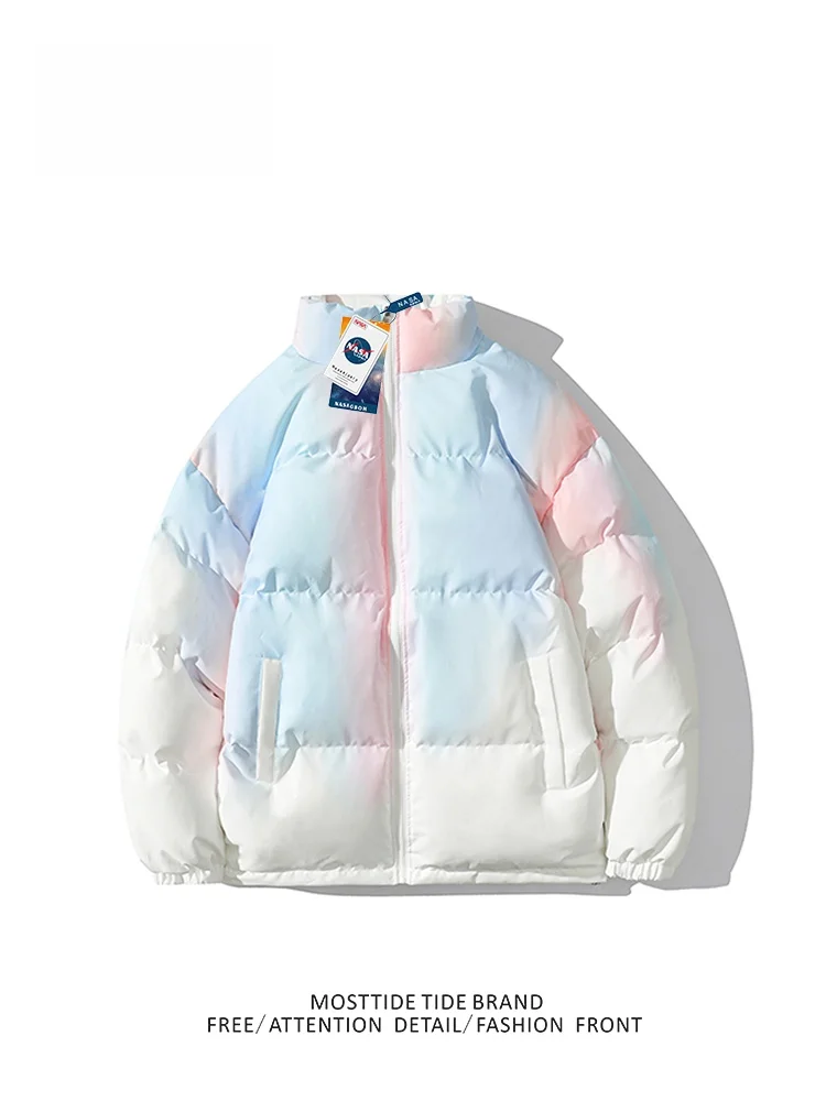 

Trendy adient down Cotton Jaet ex Loose Warm Casual Outerwear for Couples Winter New Arrival Polyester Fabric Long Sl...