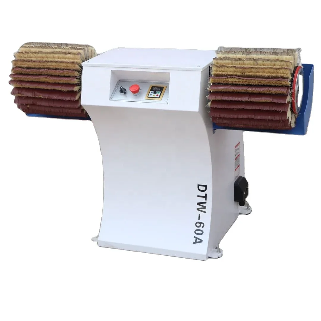 wood polishing sander electric brush double drum bench sander belt sander machine