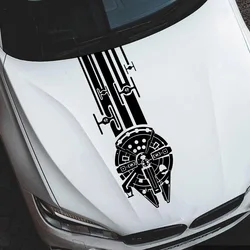 Millennium Destroyer Ship Falcon Star Series Car Sticker Decal Tie Fighters Car Auto Vehicle Wall Sticker Decal Playroom Vinyl