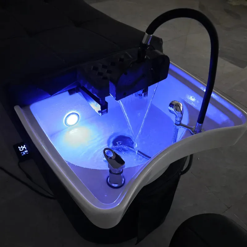 

Shampoo Bed Hair Salon Beds with Head SPA Fumigation Machine Head Massage Table Leisure and Health Store Commercial Furniture