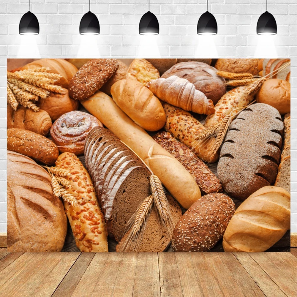 Kitchen Donut Bread Photography Backdrop Newborn Baby Shower Birthday Party Smash Cake Chocolate Background Photo Studio Props