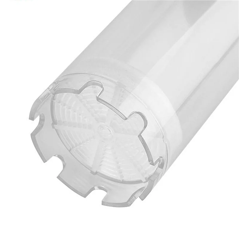 

A29R 3X 10-Inch Reusable Empty Clear Cartridge Water Filter Housing Various Media Refillable