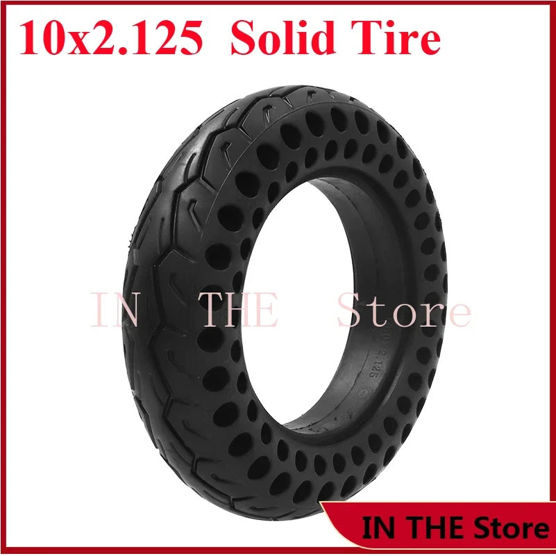 10x2.125 Solid Tire Damping Non-Pneumatic Rubber Honeycomb Wheel Tyre for M365 pro 2 10 Inch Electric Scooter Shock Absorber