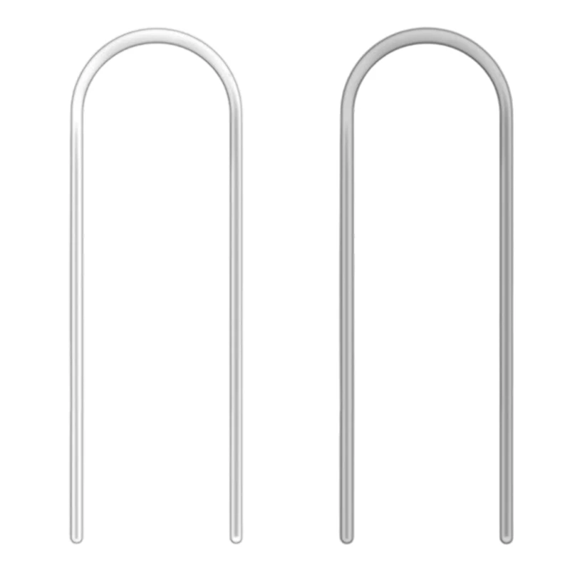 12PD 2lots Flexible U Metal Support Small Plant Trellises for Garden Vine Adaptable to Roses Grapes Growth