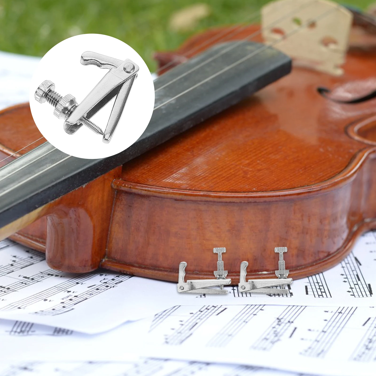 

4 Pcs Violin Tuner Accessories Instrument Cello Fine Tuners Musical Replacement Parts