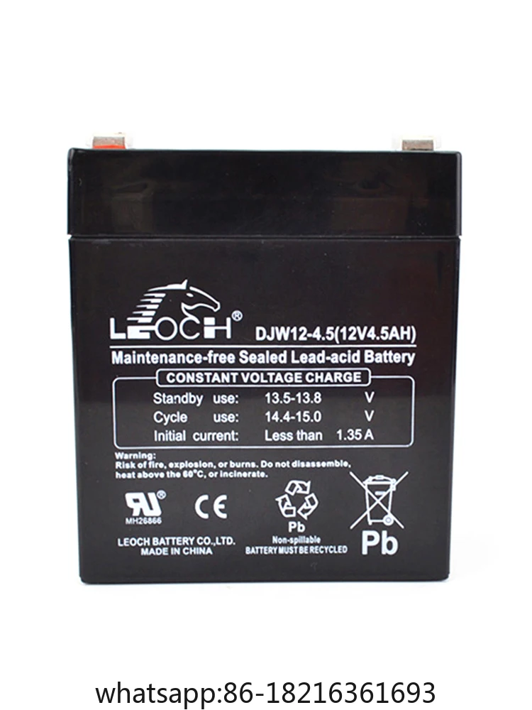 Emergency Power Battery Leoch Battery 12V DJW12-4.5AH is suitable for GiantKONE elevator