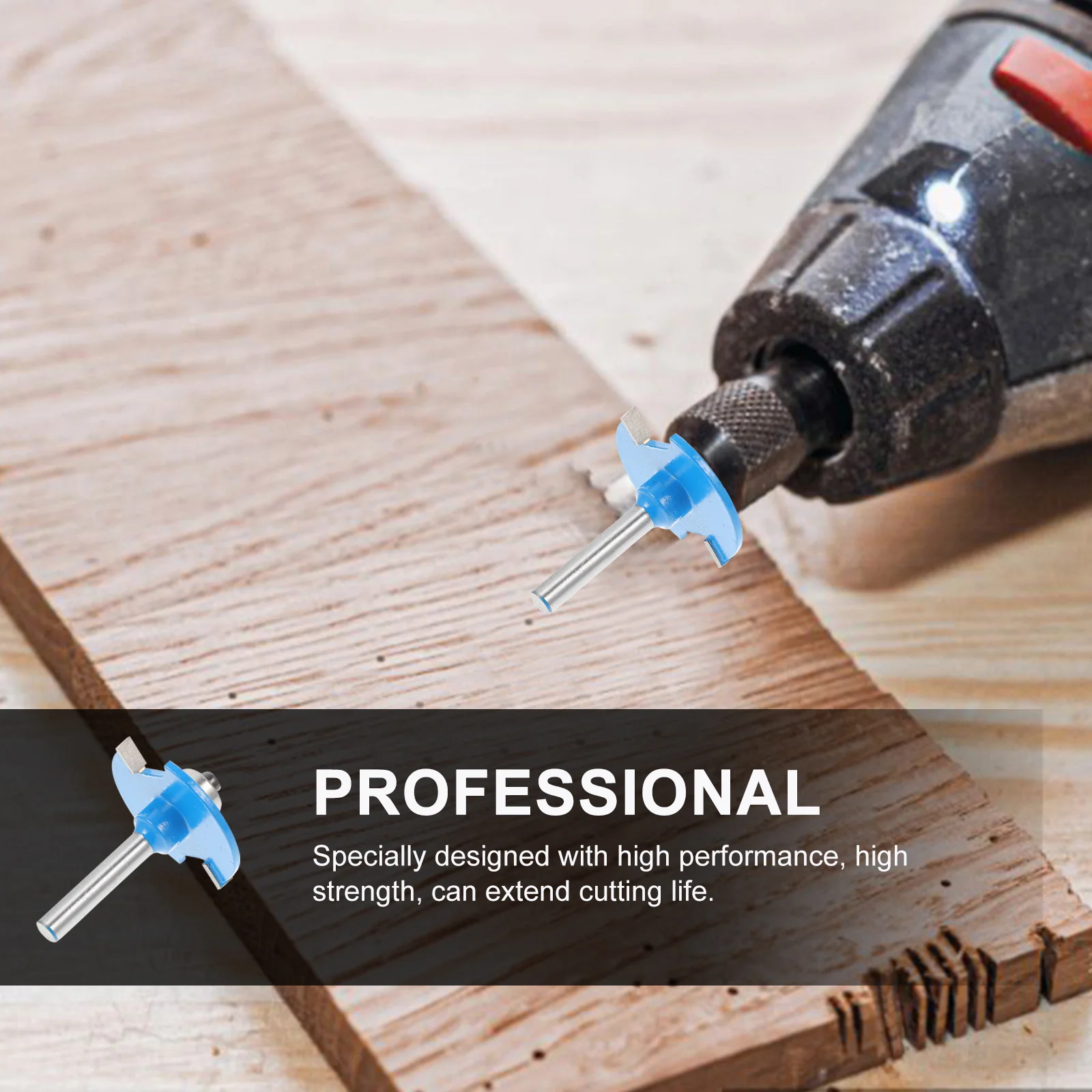 

Slot Shanks Cutter Bits Woodworking Joint Router Tool with High Strength Lightweight Design for Extended Cutter Life and