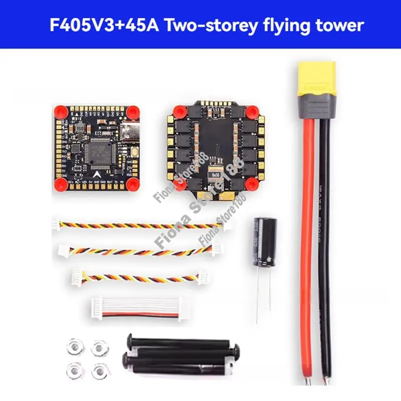 

Контроллер полета F405 FPV Stack F405 V3 + 60A 4In1 Blheli_S ESC 30,5X30,5 мм для деталей квадрокоптера RC FPV Drone