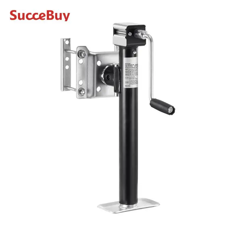 

SucceBuy 5000Lbs Trailer Jack Dynamic Swivel Bolt-on 11.5 to 25.7in Lift Trailer Jack Stand with Handle RV Horse Yacht Trailer