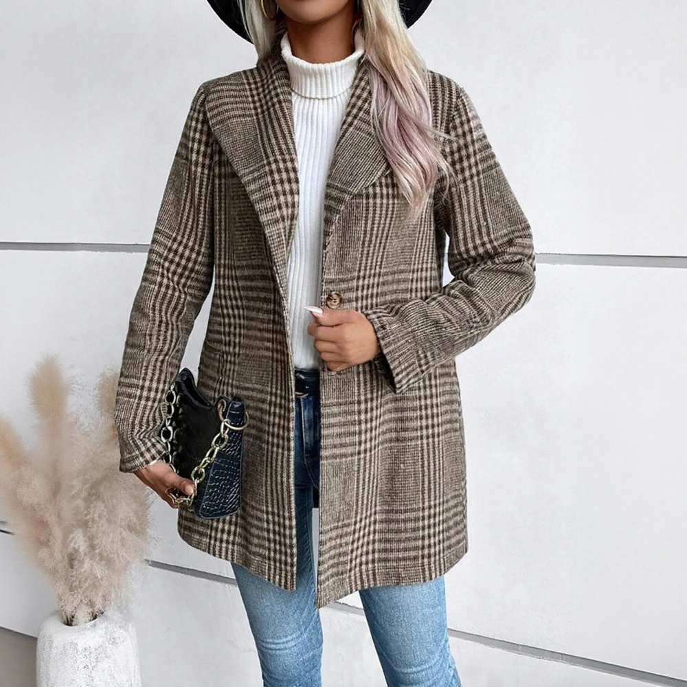 

Повседневное шерстяное пальто унисекс, стильная верхняя одежда на осень-зиму, без украшения, простой дизайн, модный тренд