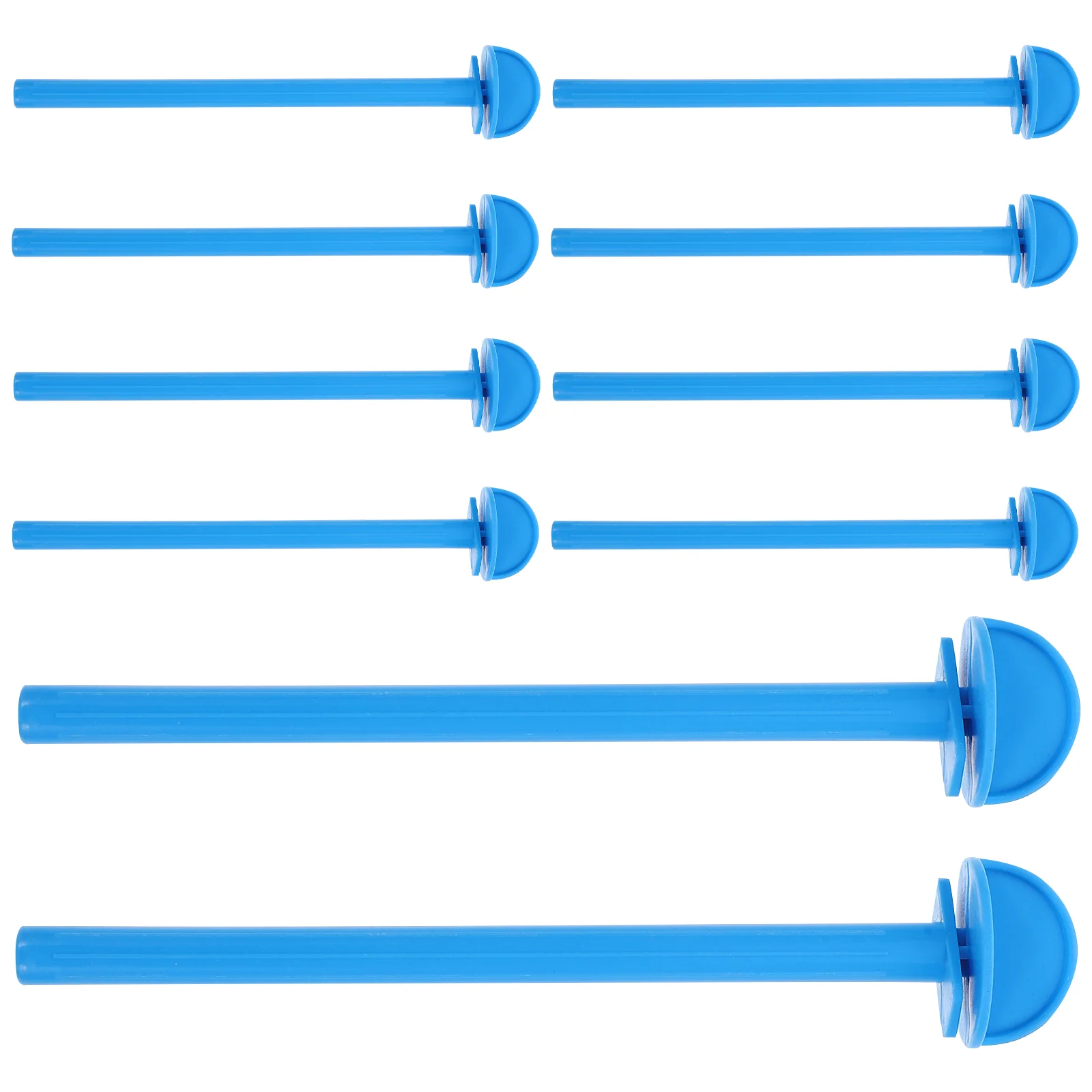 10 Pcs Game Stand Bird Plastic Pole Birdie Parrot Perch Parakeets Play