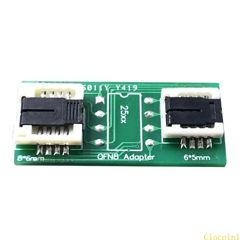 Adattatore QFN8/WSON8/MLF8/MLP8/DFN8 a DIP8 Chip facili per la movimentazione e la programmazione Adattatore convertitore presa flash Bios