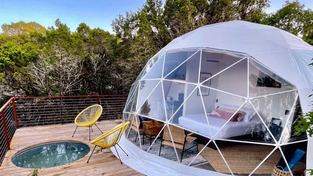 Commercial Luxury Dome Tent For Glamping Resort Farm Tourism Forest Camp Accommodation Development Custom Solution