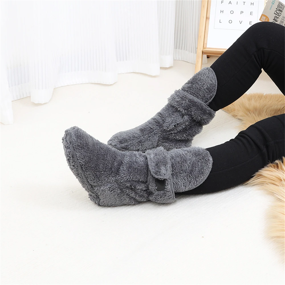 

1 pair Autumn Winter Ankle Protection Cold-proof Socks Men Women Middle-aged Elderly Indoor Home Protector Warm Floor Sock Cover