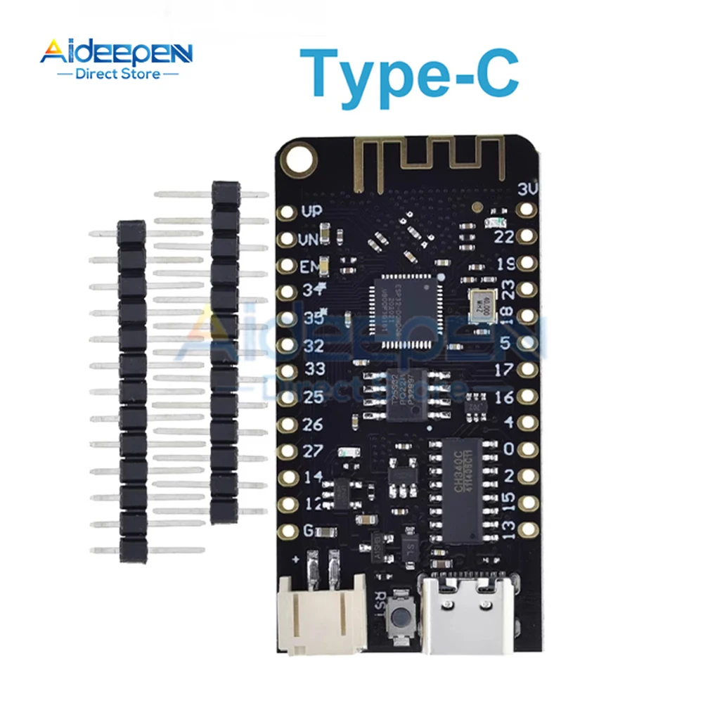 2Pcs ESP32 LOLIN32 Wifi Bluetooth Development Board ESP32 ESP-32 REV1 CH340 CH340G MicroPython TYPE-C USB For Arduino