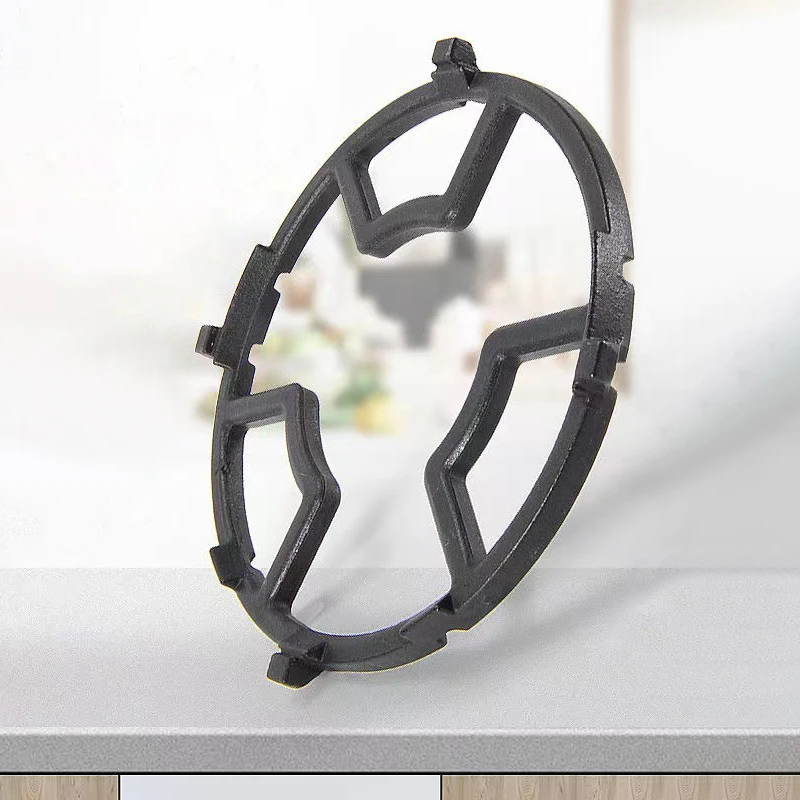 Novo antiderrapante fogão de ferro fundido trivets para cozinha wok cooktop gama pan titular pote leite titular universal fogão a gás rack