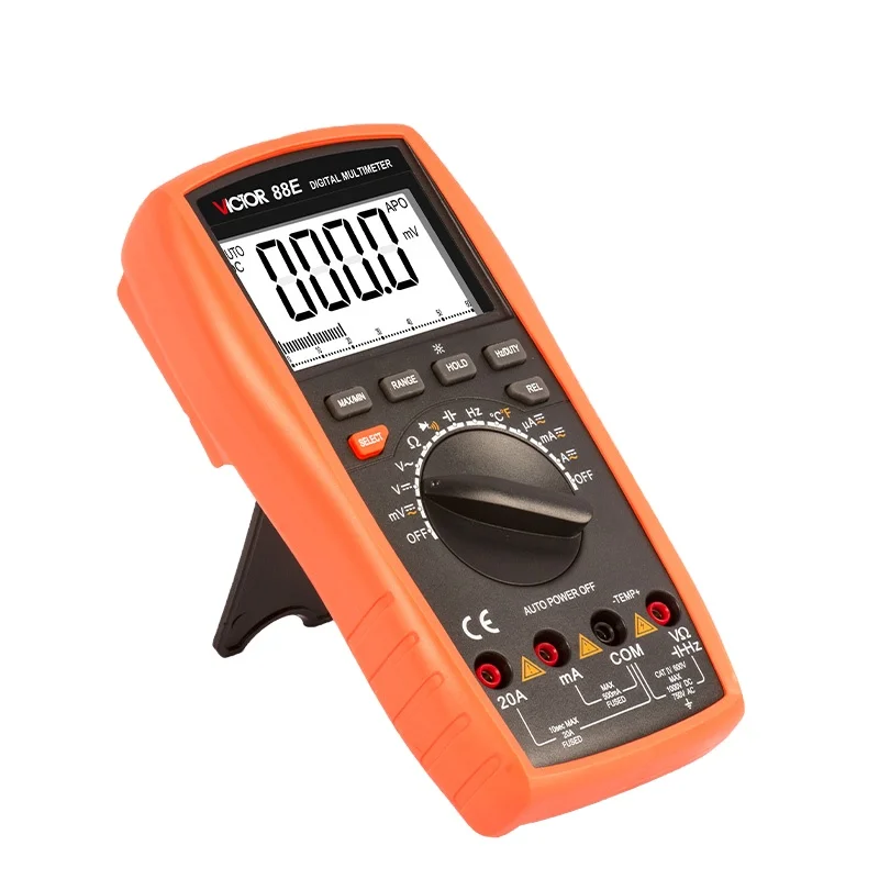 

VICTOR 88E Multimeter 9V Battery Temperature Resistance