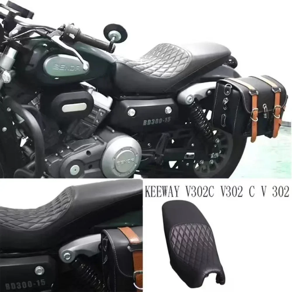 

Brand New, Suitable for Keeway V302C Seat Cushion, Widened and Lengthened Double Seat, Suitable for Keeway V302C V 302