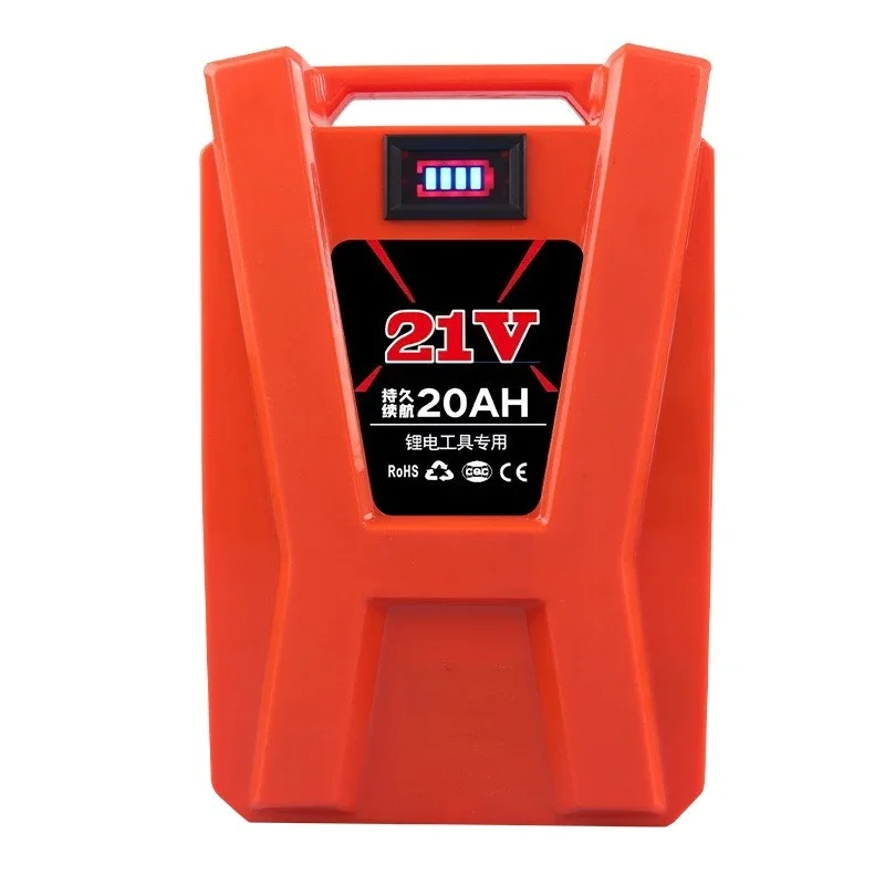 21V Backpack Lithium Battery Pack 10Ah-50Ah with BMS & LED Indicator For Makita Electric Tool Lawn Mower Water Pump Garden Tool