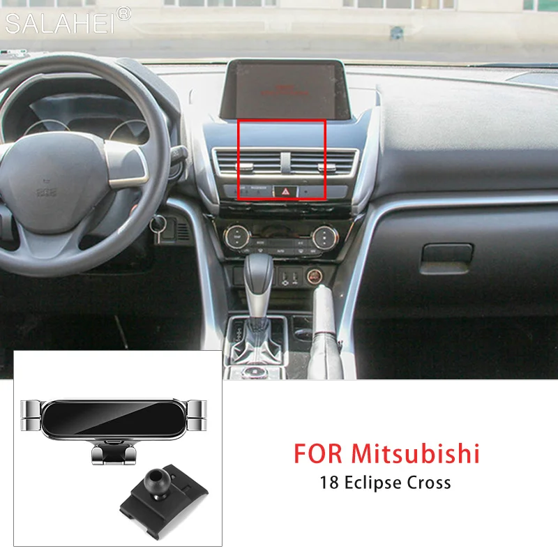 

Gravity Car Mobile Phone Holder GPS Support For Mitsubishi Eclipse Cross 2018 2019 2020 For Iphone Xiaomi Samsung Huawei