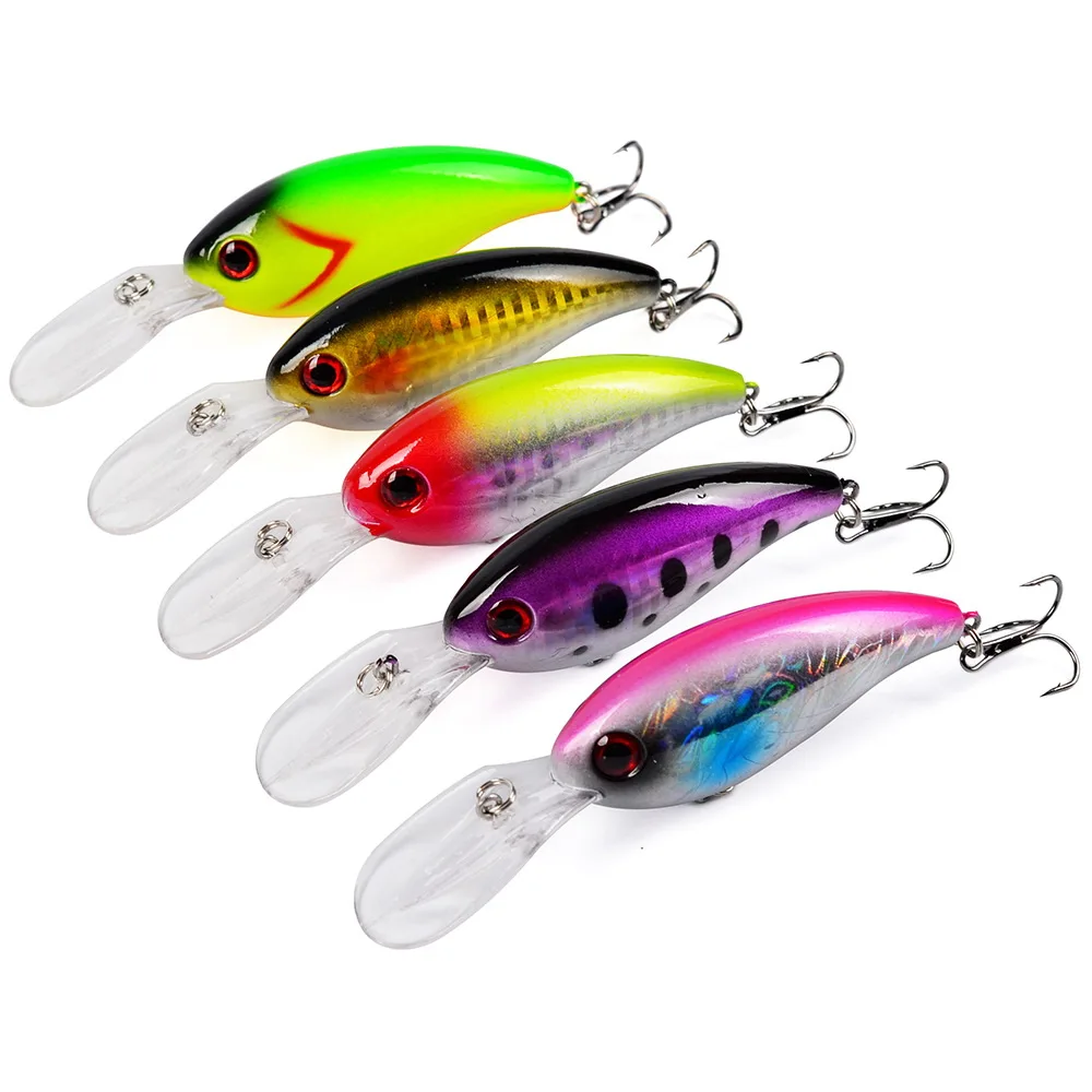 Crankbait 100mm 14g labio largo para agua salada - imagen 3