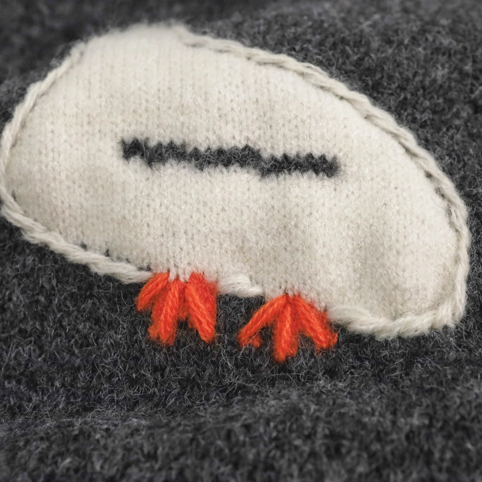 Herbst Neue Kinder Pullover Rollkragen Mädchen Strickwaren Nette Ente Gestickte Jungen Stricken Pullover Kinder Kleidung – Detail 6