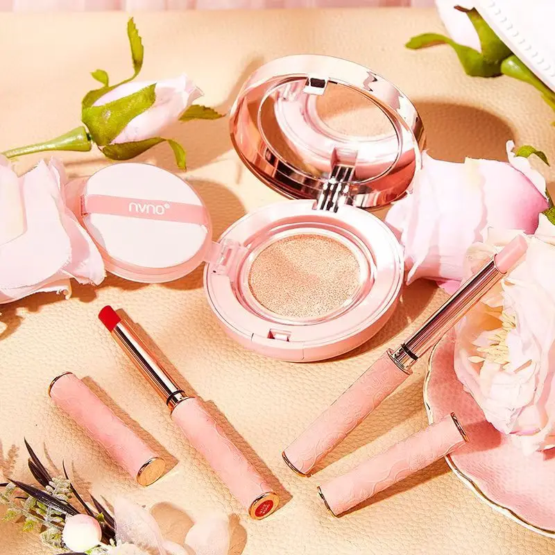 フェイシャルパウダーファンデーションセット,コンシーラー,アイライナー,bbクリーム,口紅,バレンタインデー用,クリスマスギフトボックス