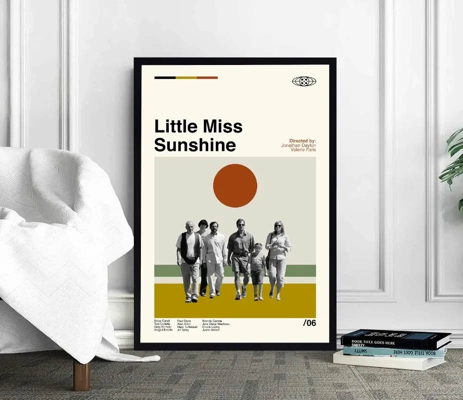 Little Miss Sunshine Canvas Painting Black Comedy Road Film Art Print Modern Poster Movie  Home Decor