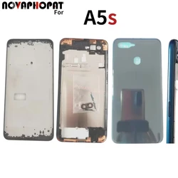 Oppo A5s 풀 하우징 LCD 프레임 + 미들 프레임 베젤 사이드 전원 볼륨 단추 + 후면 배터리 문짝 후면 커버 + 카메라 렌즈