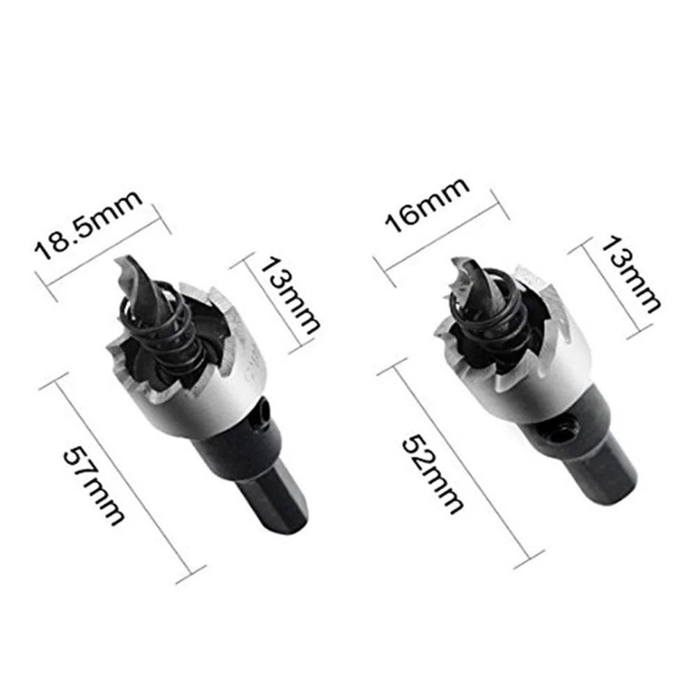 Set di punte da trapano in acciaio ad alta velocità HSS da 5 pezzi 16-30 mm Kit di fori resistenti da 13 pezzi per alluminio ghisa lega di rame fibra di vetro