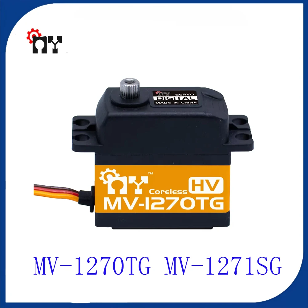 MY Servo MV-1270TG MV-1271SG  7.4V 35KG Titanium Gears Coreless Standard Digital Servo Savox 1270TG For Helicopter Rc Parts