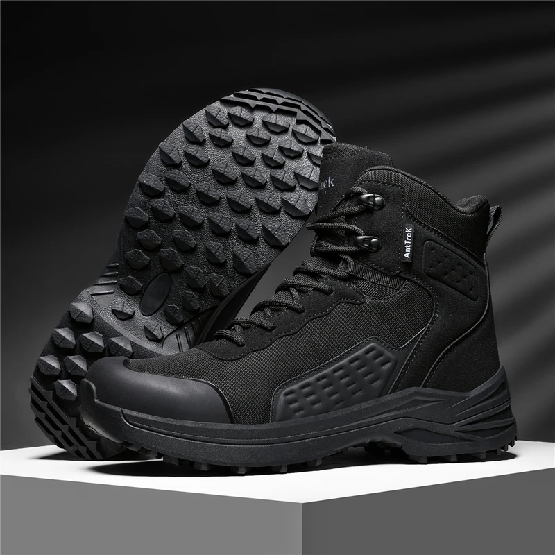 Men Tactical Boots Breathable Waterproof Desert Boot Work Safety High Quality Male Rapid Response New Camping Lace Up Army Boots