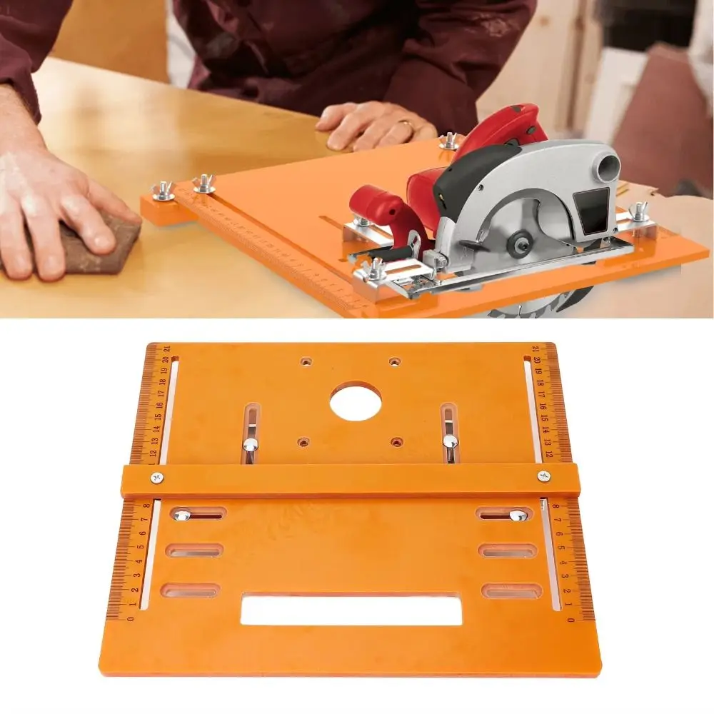 Punch-Free Cutting Machine Base Plate 45° Diagonal Cutting 90° Flat Cutting Circular Saw Insert Plate Strong Compatibility