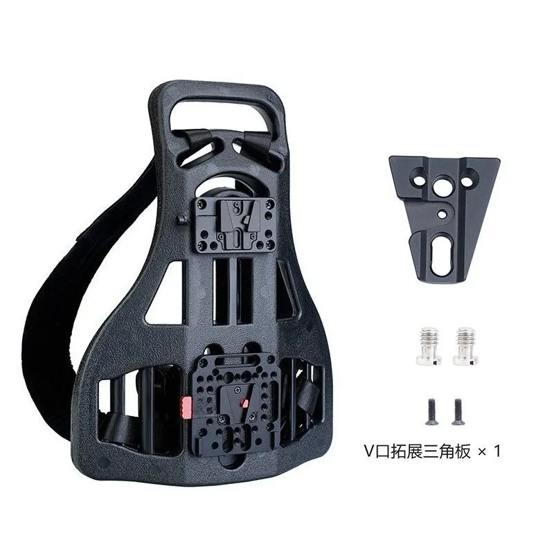 Multifunctional, mobile live broadcast back frame mobile outdoor live broadcast clip V-port battery push stream aggregation