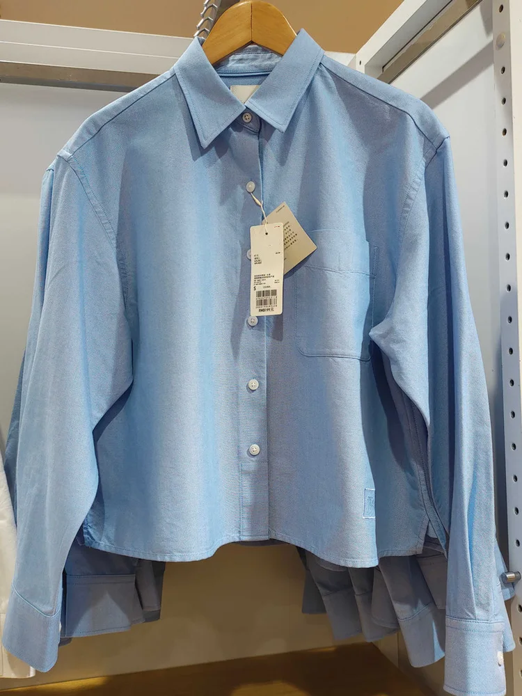 

Женский тонкий свитер из оксфордской ткани в полоску для кондиционированных помещений, повседневный, с длинными рукавами, на пуговицах